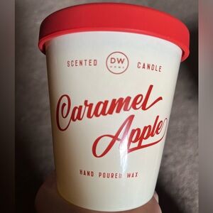 DW Home Medium Single Wick Candle, Caramel Apple.